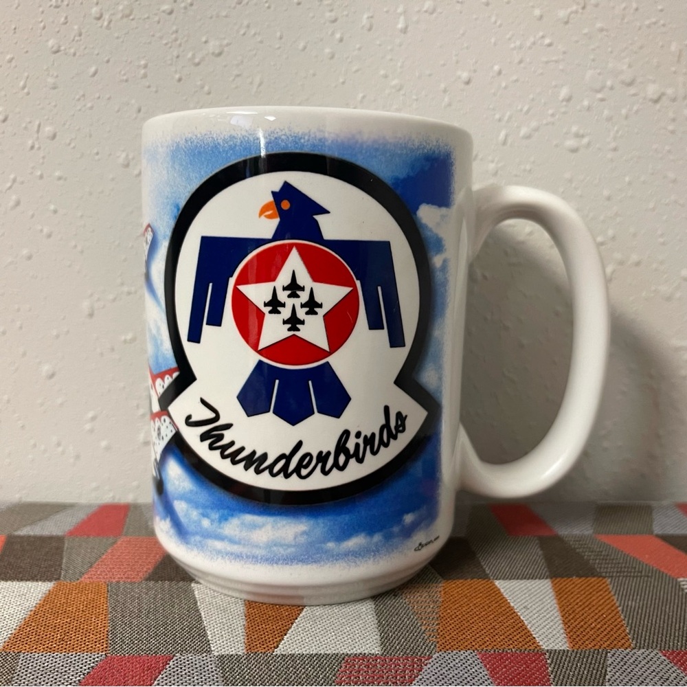 Vintage Cuppa USAF Thunderbirds Mug - St. Petersburg Florida - 4.5" Tall